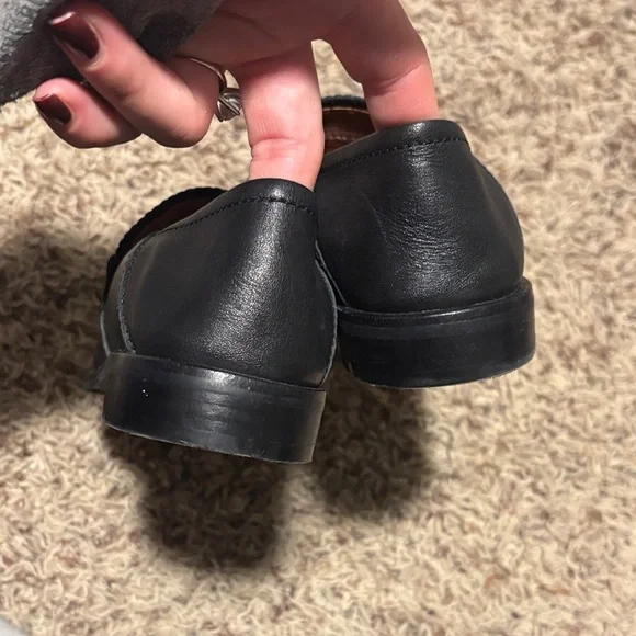 Coach Putnam loafer in black leather gold signature chain - Picture 5 of 7